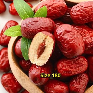 Táo đỏ Tân Cương, táo đỏ Hoà Điền size đại, sấy khô giàu dinh dưỡng tốt cho sức khỏe túi 1Kg
