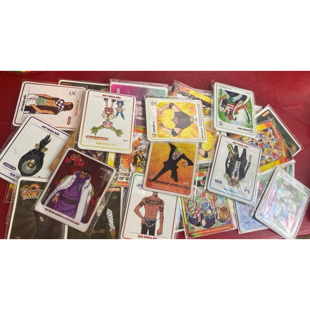 Thẻ Toonies One Piece BOOM Siêu Đẹp