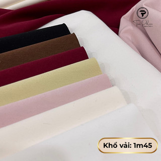 Vải Kaki Poly Tân Phước, Kaki Trơn Cao Cấp, Mềm Mại, Dày Dặn, May Váy Chân Váy, Bộ Vest, Suit, Gile, Đầm Sang Trọng
