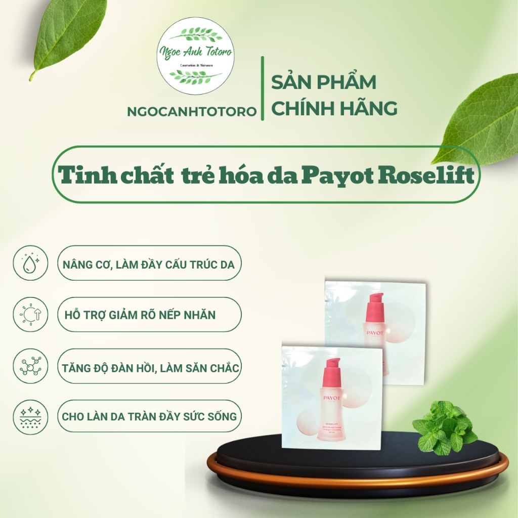 Tinh Chất Payot Roselift Collagene Sample Serum Dưỡng Da Mịn