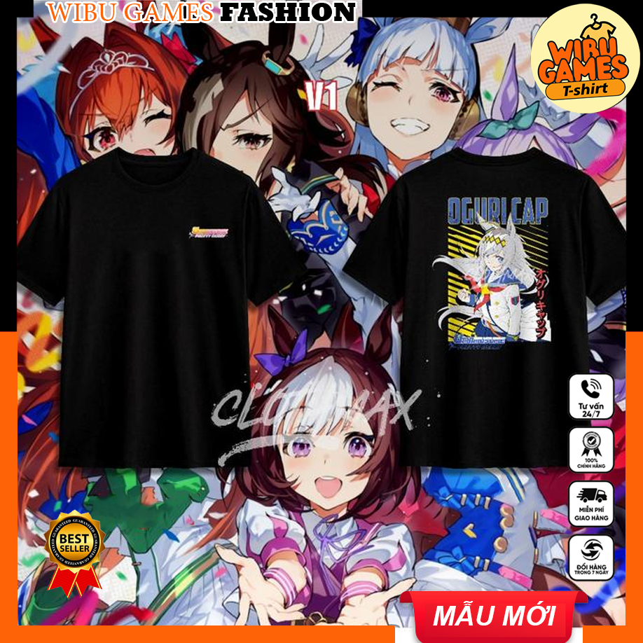 Áo phông Oguri Cap Pretty Derby Game - Chill Guy mẫu HOT bán chạy