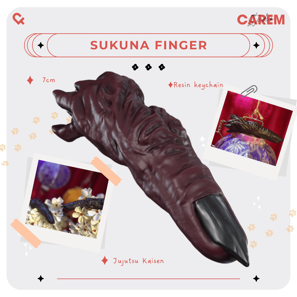 Móc Khoá Anime Ngón Tay Sukuna