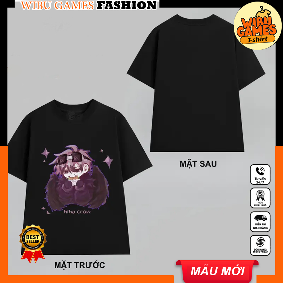 Áo thun Hiha Crow - Jujutsu Kaisen Gojo Satoru - Sukuna cực chất