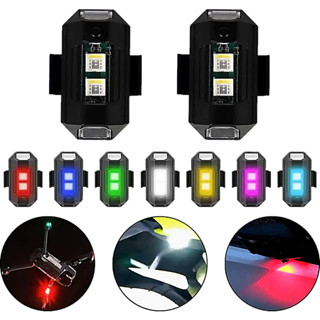 Đèn LED cảnh báo đa năng 32 chế độ 7 màu sạc USB tiện dụng