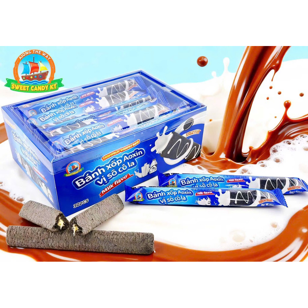 Hộp 30thanh kẹo xốp aoxin
