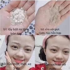 Bột rửa mặt thảo mộc thiên nhiên handmade gói 100G