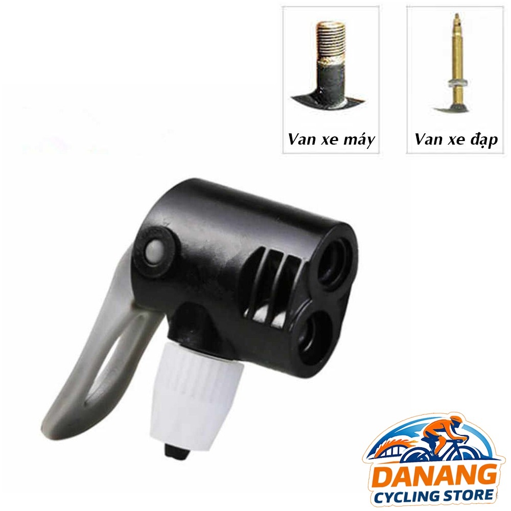 Đầu Bơm Van Xe Đạp – Chuyển Đổi Van Pháp/Van Mỹ Tiện Lợi