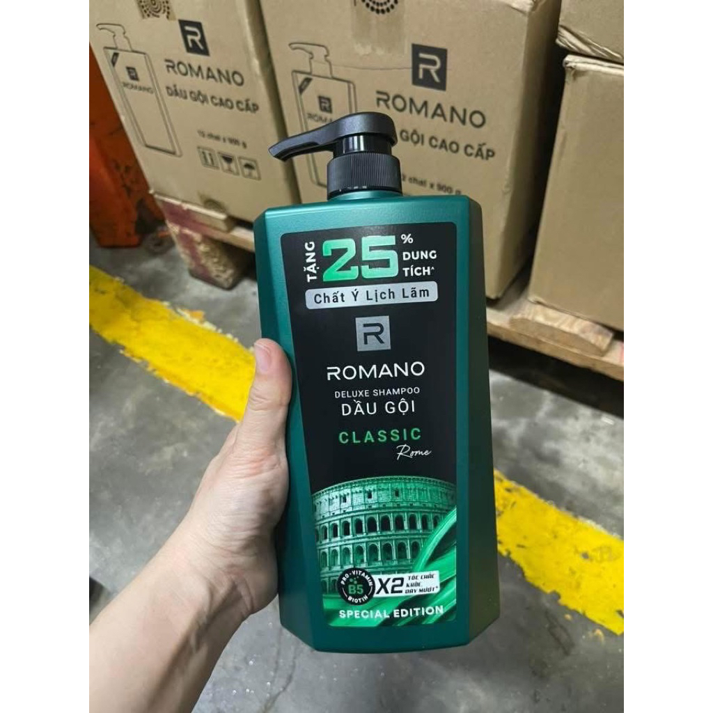 Dầu gội Romano chai 900g