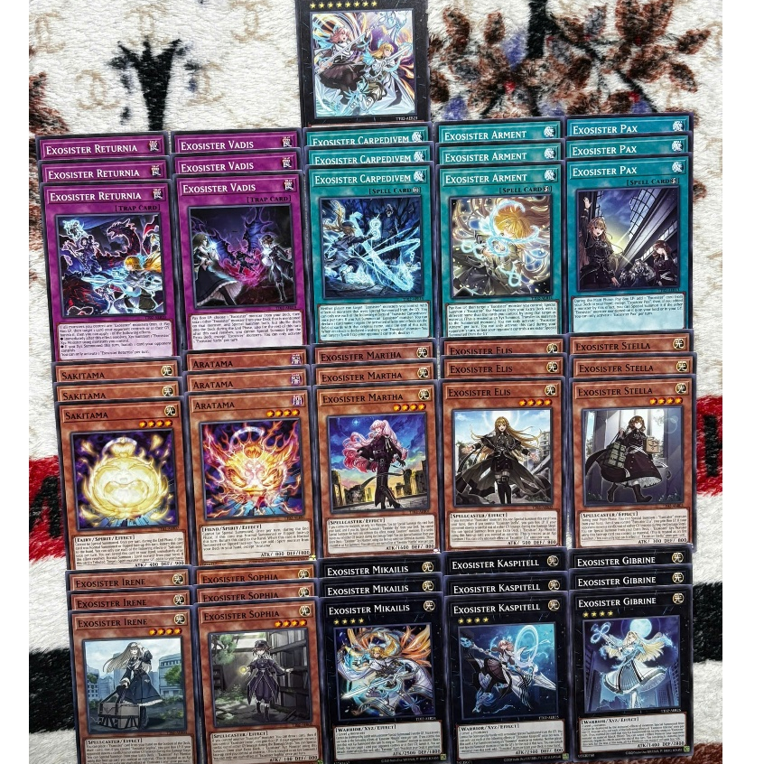 [LiLy_Yugioh] [AE] Core deck-Bộ bài-Set Exosister tiếng Anh gồm 46 lá như hình đại diện, chính hãng 