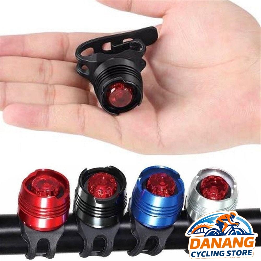 Đèn Hậu Xe Đạp 1 LED DEEMOUNT – Đèn Sau Cảnh Báo An Toàn