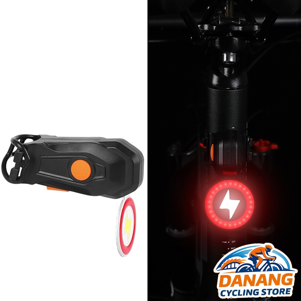 Đèn Hậu Xe Đạp LED YQ-208 – Đèn Sau Cảnh Báo Nhấp Nháy An Toàn