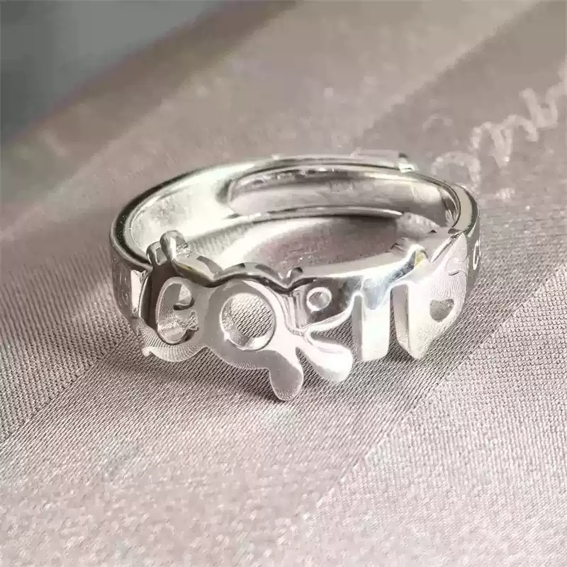 Nhẫn Chữ CORTIS - Nhẫn Bạc Thời Trang Idol Kpop Unisex - Nhẫn Idol Fan Hàn Quốc Cá Tính