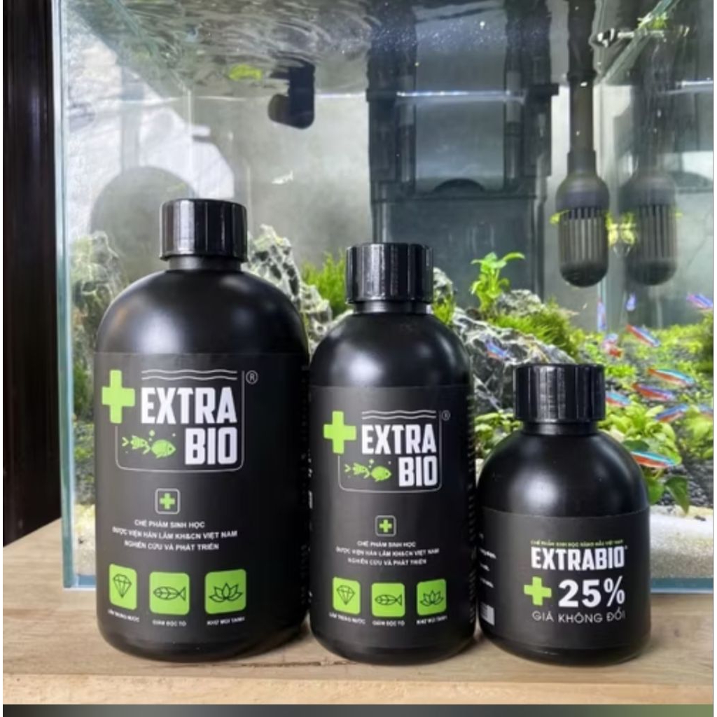 Men Vi Sinh Extra Bio (Dạng Nước) Cao Cấp Cho Hồ Cá Cảnh, Thuỷ Sinh. [EXTRA BIO]