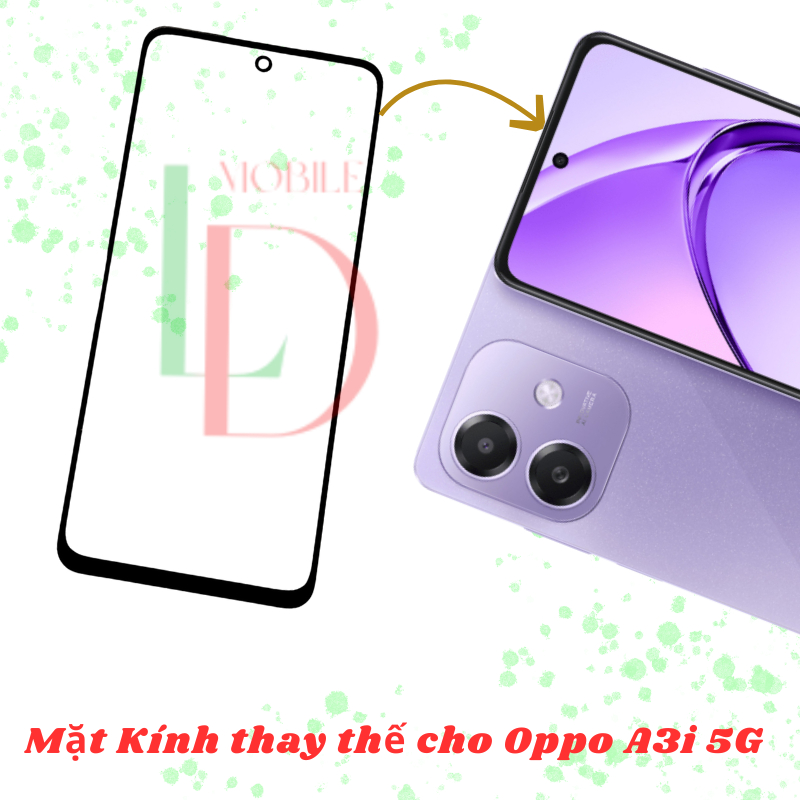 Mặt kính Oppo A3i 5G | Kính ép thay thế màn hình ngoài
