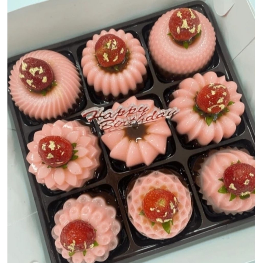 ( Nhiều mẫu) Set 6 khuôn silicon 7 cm làm bánh cupcake, bánh donut, muffin, thạch rau câu, bánh sinh