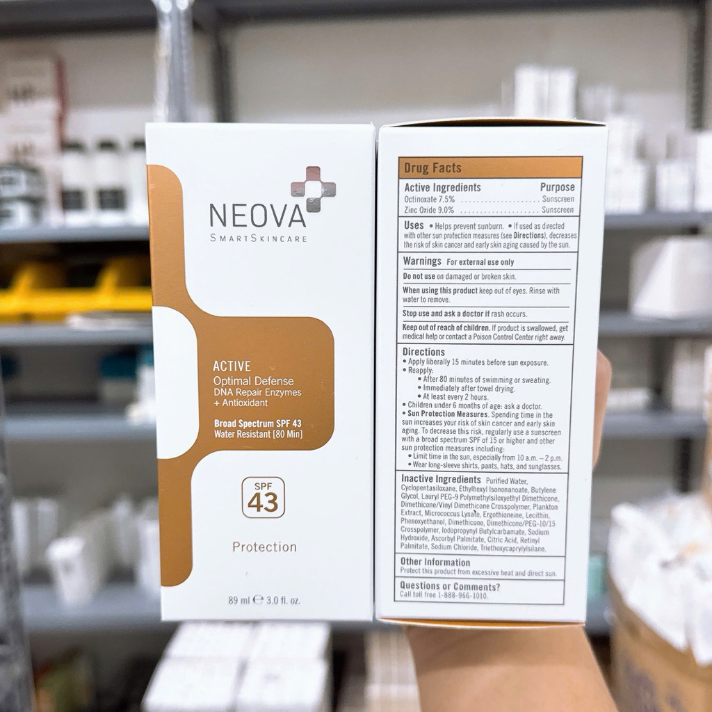 kem chống nắng neova 43 xtay