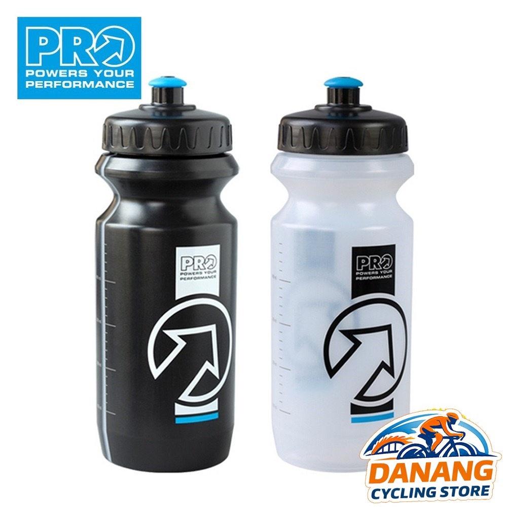 Bình Nước Xe Đạp SHIMANO PRO 600ml – Nhựa Dẻo, Dễ Bóp, An Toàn