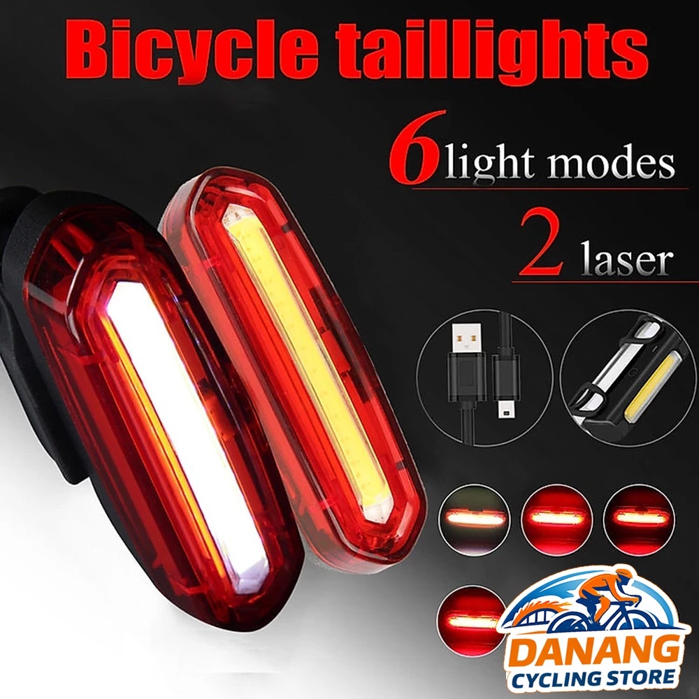 Đèn Hậu Xe Đạp DEEMOUNT 2/3 Màu – Đèn Sau Cảnh Báo LED