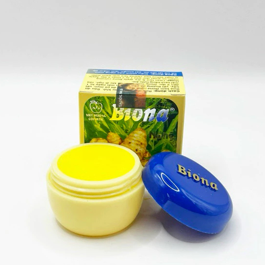 Kem Mụn Biona Tinh Chất Nghệ Vitamin B2 Ngăn Ngừa Mụn, Dưỡng Da Sáng Mịn Chính Hãng 3G
