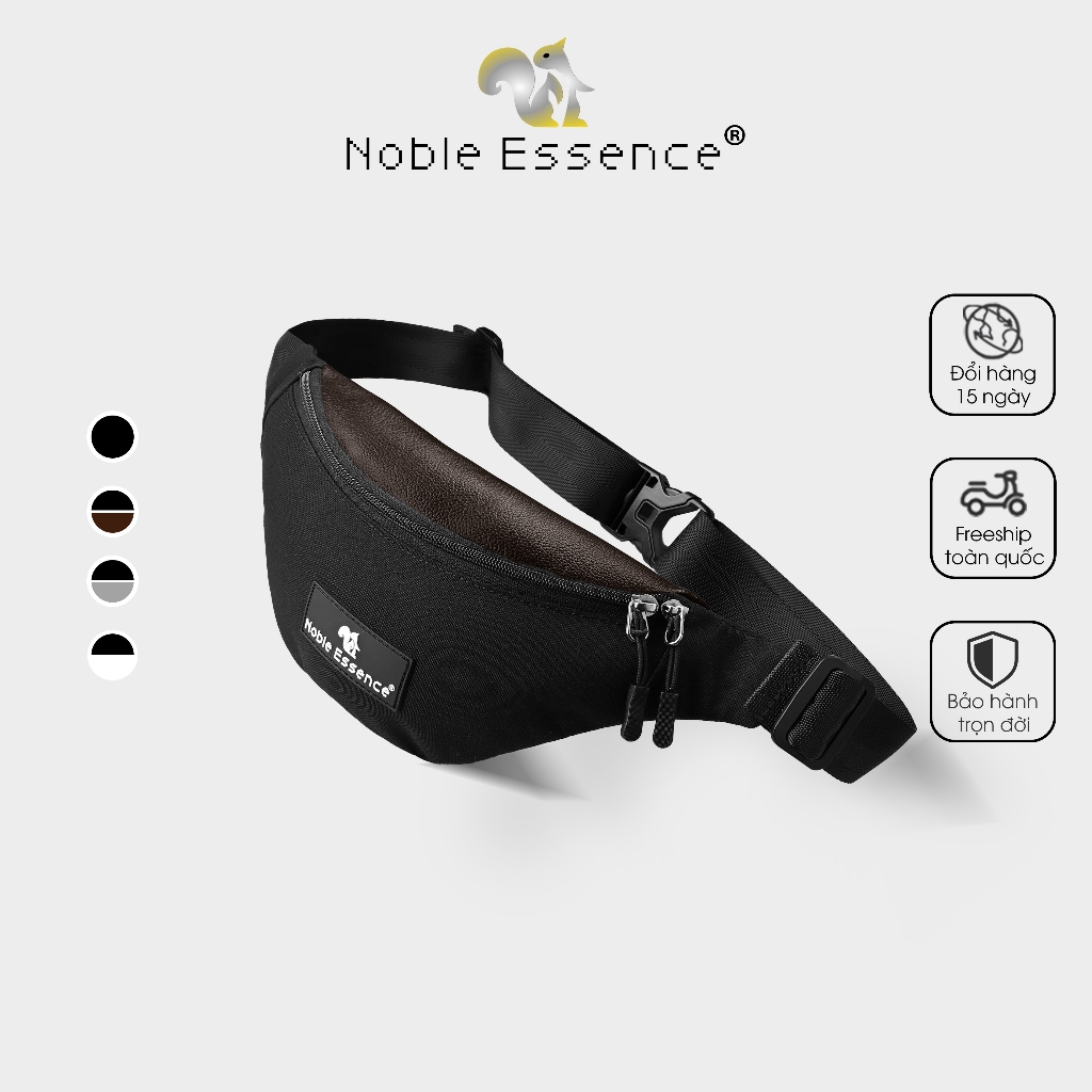 Túi đeo chéo nam nữ Noble Essence® BST Classic Crossbag T11 chất liệu phối da trượt nước thời trang