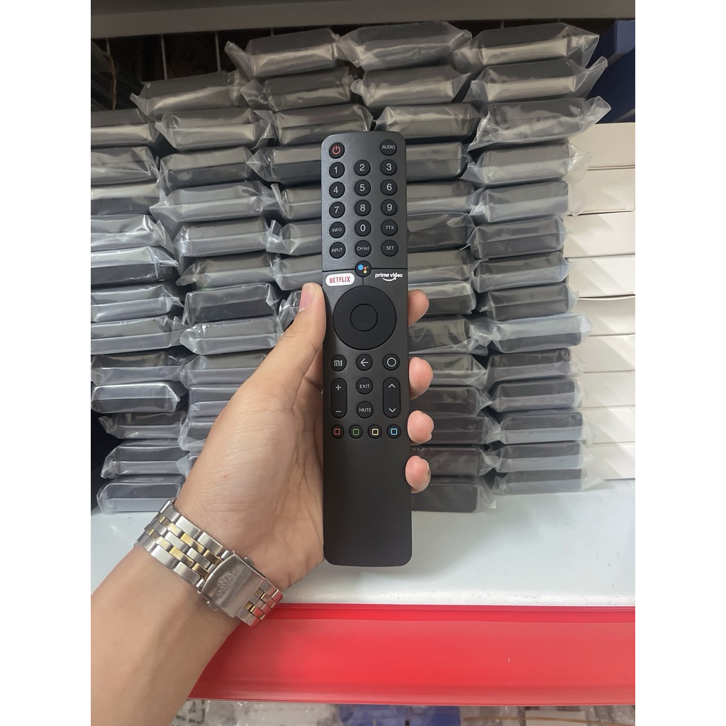 Điều khiển Tivi Xiaomi giọng nói phím êm( Dùng cho Tivi Xiaomi có mẫu như hình)