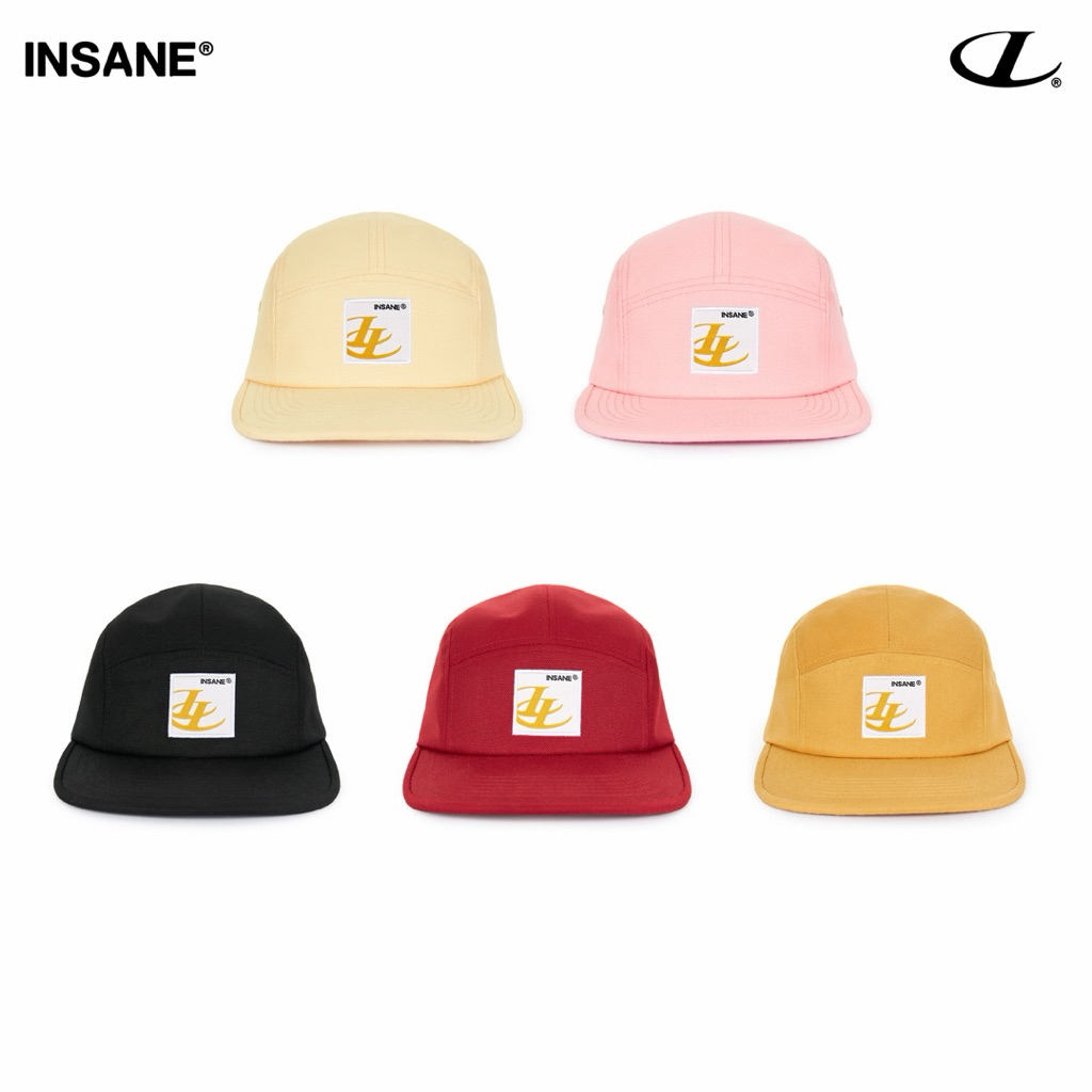 Nón Lưỡi Trai InsaneClo LOGO 5PANEL CAP Form 5Panel Unisex Trending Vải Kaki Cotton