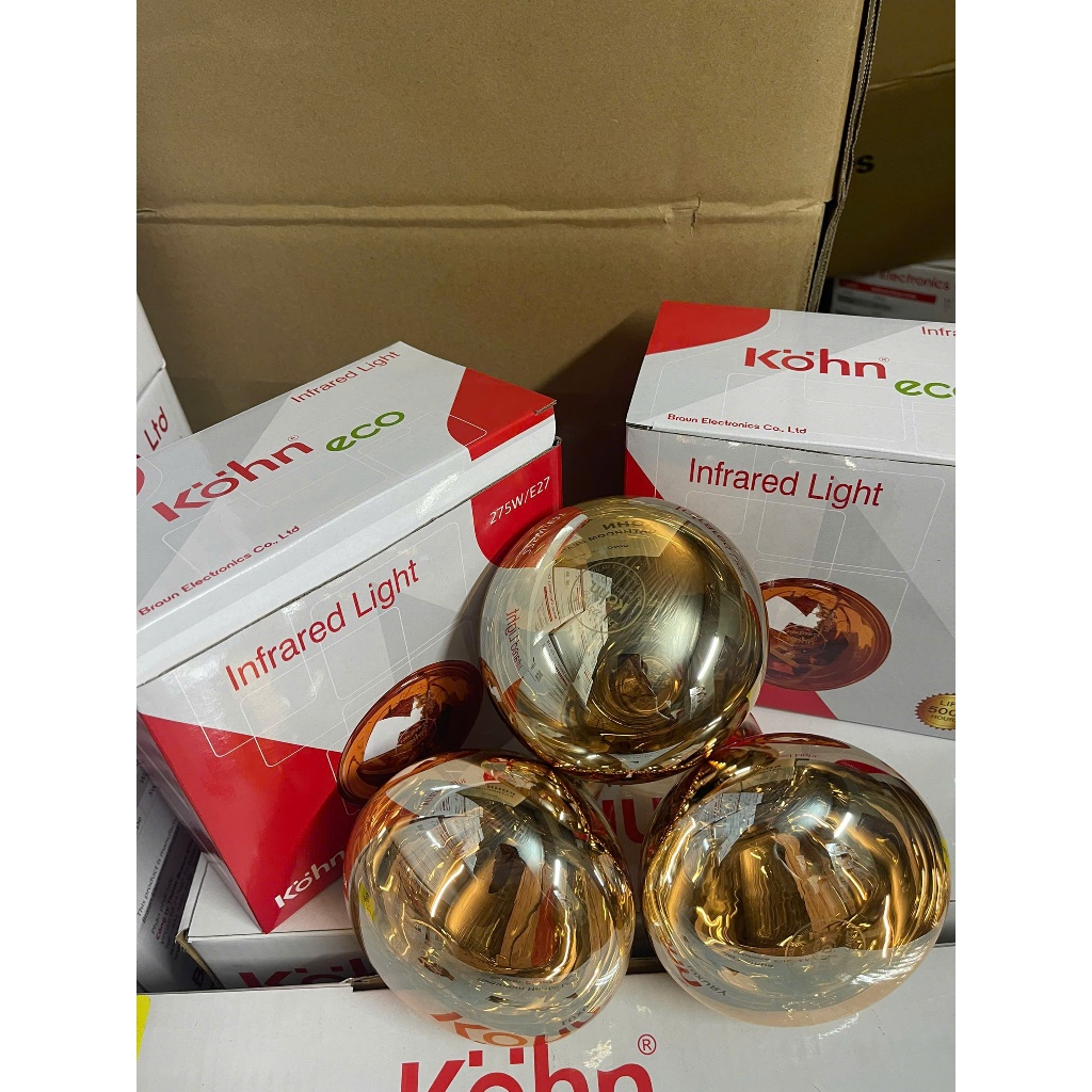 Bóng Sưởi Đèn Âm Trần Kohn Model BK03G và BK03GR-chống nổ-chống chói-chống nước-size bóng 160mm