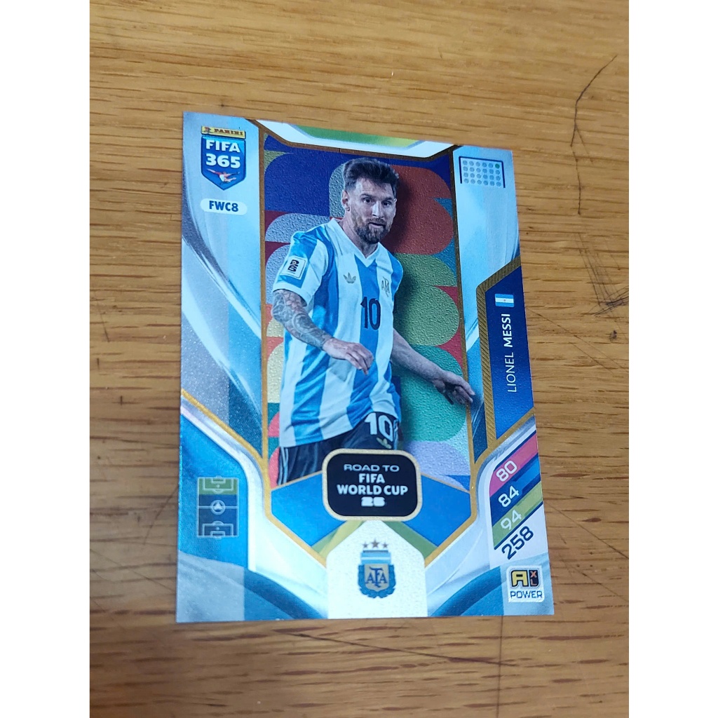 Thẻ panini Messi 365