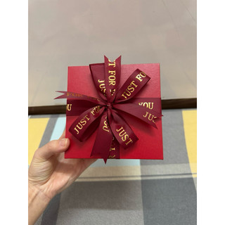 Combo 5 Hộp quà HÌNH VUÔNG NƠ CHÙM 14cm*14cm*7cm
