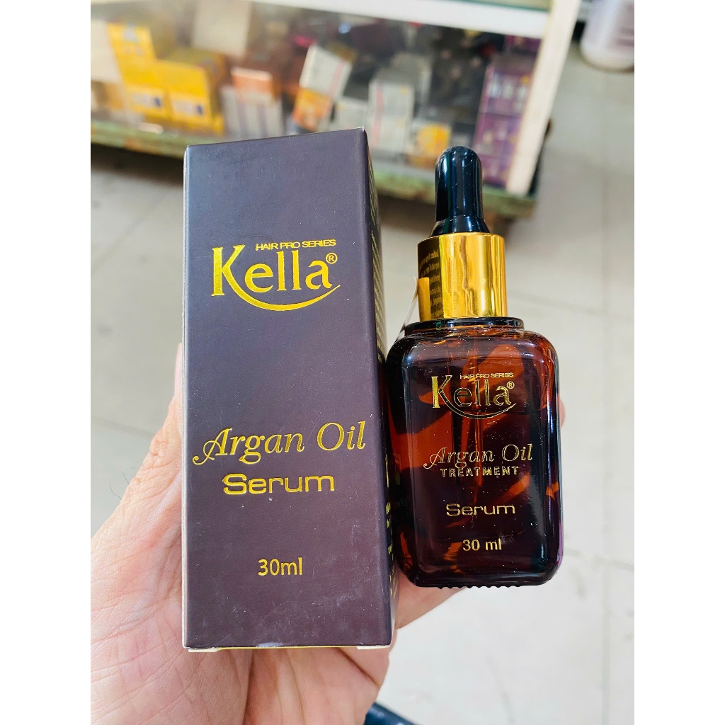 Tinh dầu dưỡng tóc KELLA Serum Kella Argan Oil Treatment_ Serum KELLA  chuyên phục hồi tóc hư tồn 30