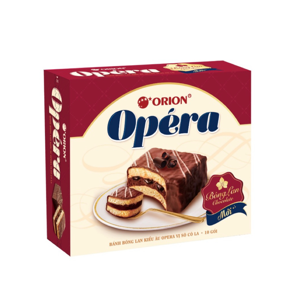 Orion Opera 14P – Bánh bông lan kem socola nhiều lớp