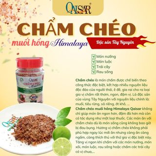 CHẨM CHÉO  MUỐI HỒNG HIMALAYA QAISAR  250G
