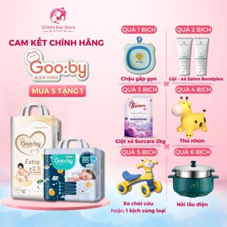 Bộ quà tặng bỉm GOOBY. Các Phần quà sẽ được gói kèm tương ứng với số lượng bỉm mom đặt nhé ạ. Childs day store