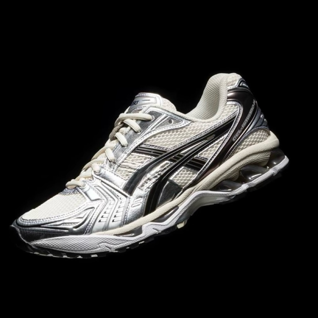 Giày Thể Thao Gel Kayano 14 'Cream Black' Màu Kem  Đen Bạc