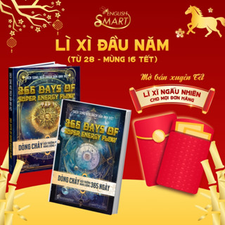 Bộ 2 Sách Song Ngữ Anh-Việt 365 Ngày Dòng Chảy Siêu Trường Năng Lượng-365 Days Of Supper Energy Flow- Tặng Kèm Audio