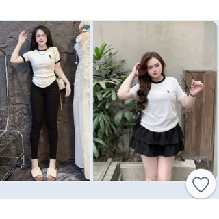 (bigsize 65-100kg )  ÁO THUN BABY TEE NƠ THÊU