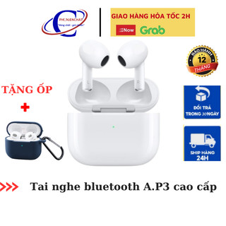 Tai Nghe Bluetooth Không Dây  AP3 Cao Cấp Full Chức Năng Định Vị Đổi Tên Cảm Ứng Bảo Hành Đổi Mới