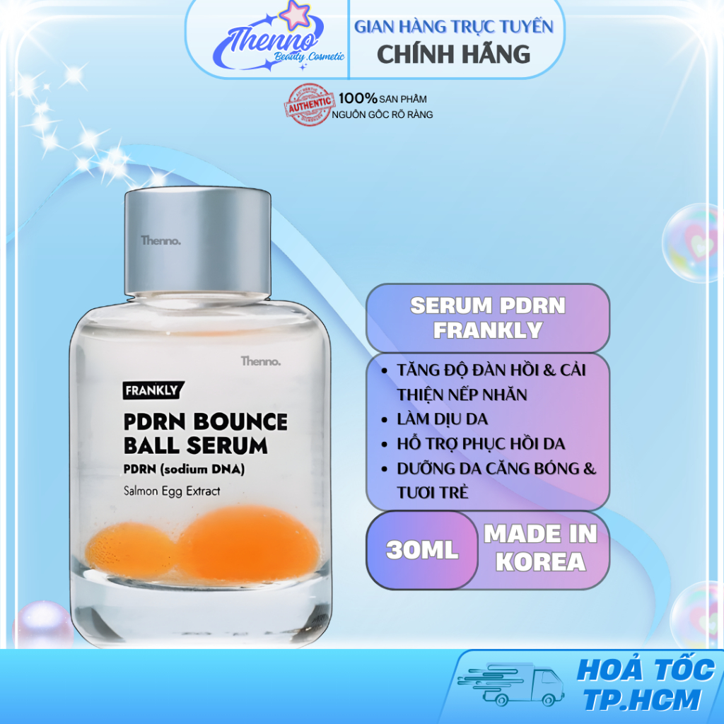 Tinh Chất Dưỡng Căng Bóng & Trẻ Hoá Da Frankly PDRN Bounce Ball 30ml Hàn Quốc