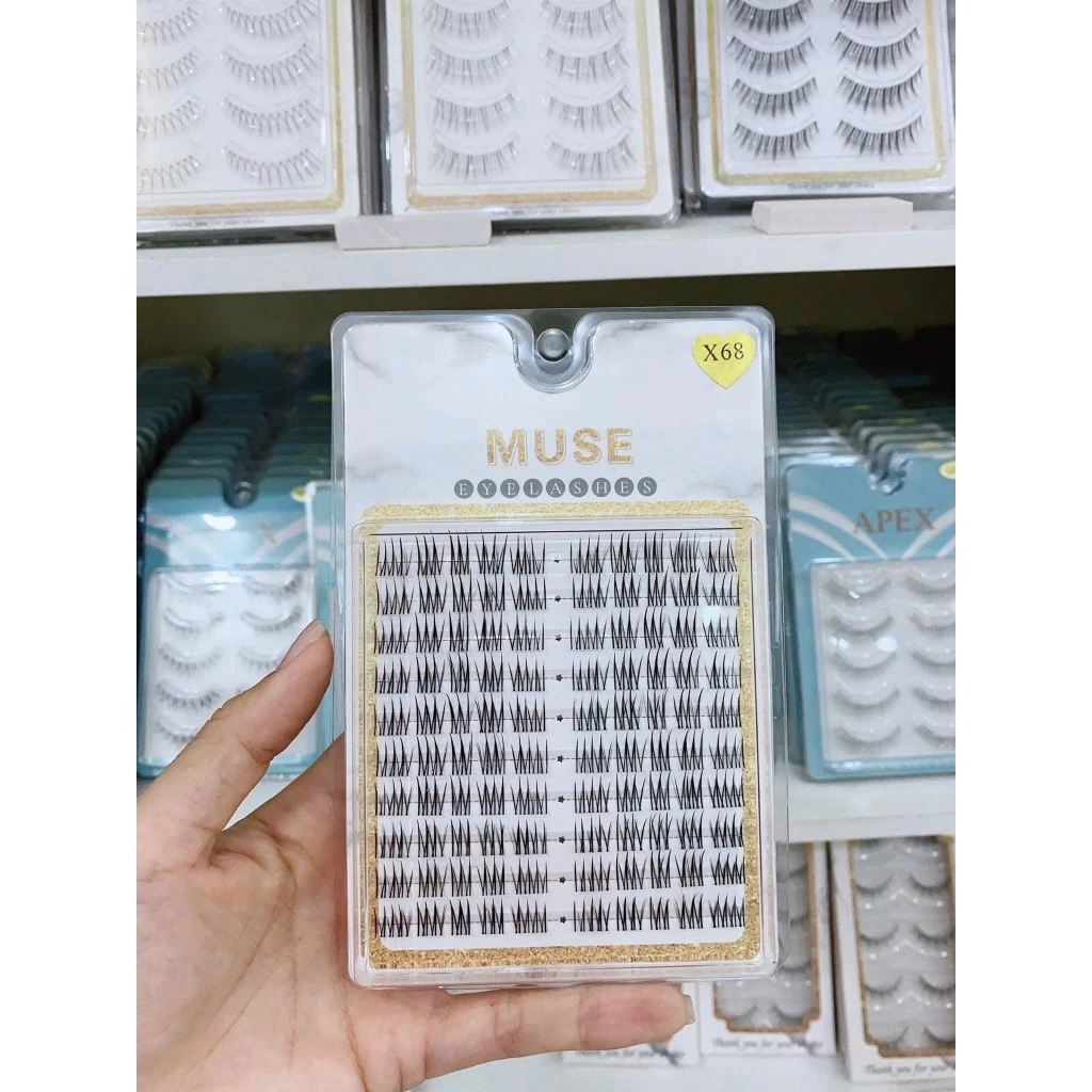 Muse X68 Lông Mi Giả Muse Mẫu Cụm Rời Đa Ứng Dụng - UT MI SHOP