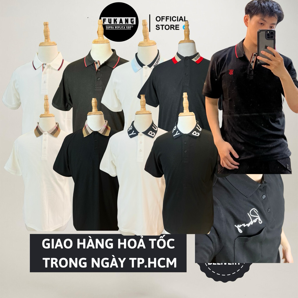 Áo Polo Basic Vải Cotton Pique Chống Nhăn Form Âu
