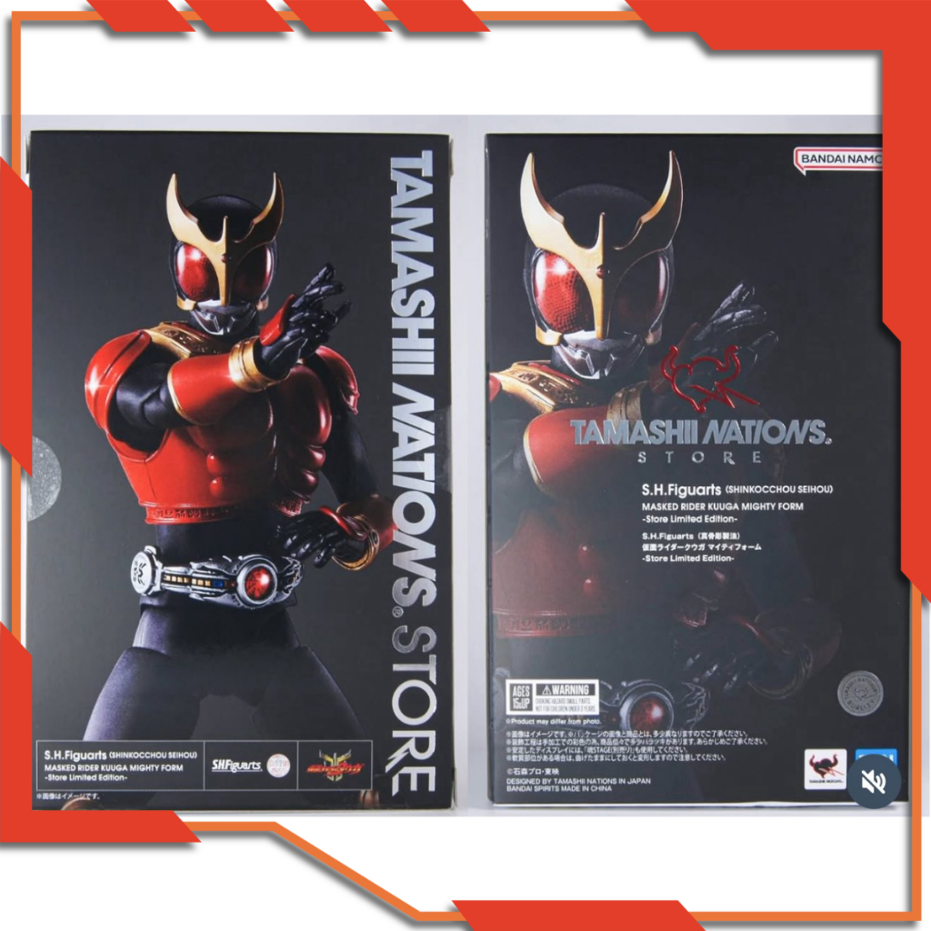 [HÀNG SẴN] Mô hình nhân vật SHF Masked Rider Kuuga Mighty Form - TAMASHII Store Limited Edition - Ch