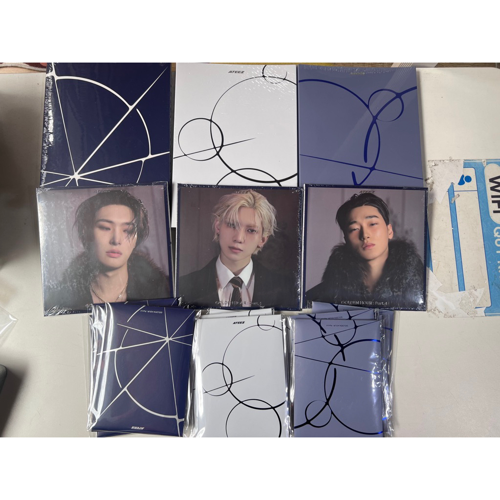 ALBUM ATEEZ - GOLDEN HOUR  chính hãng