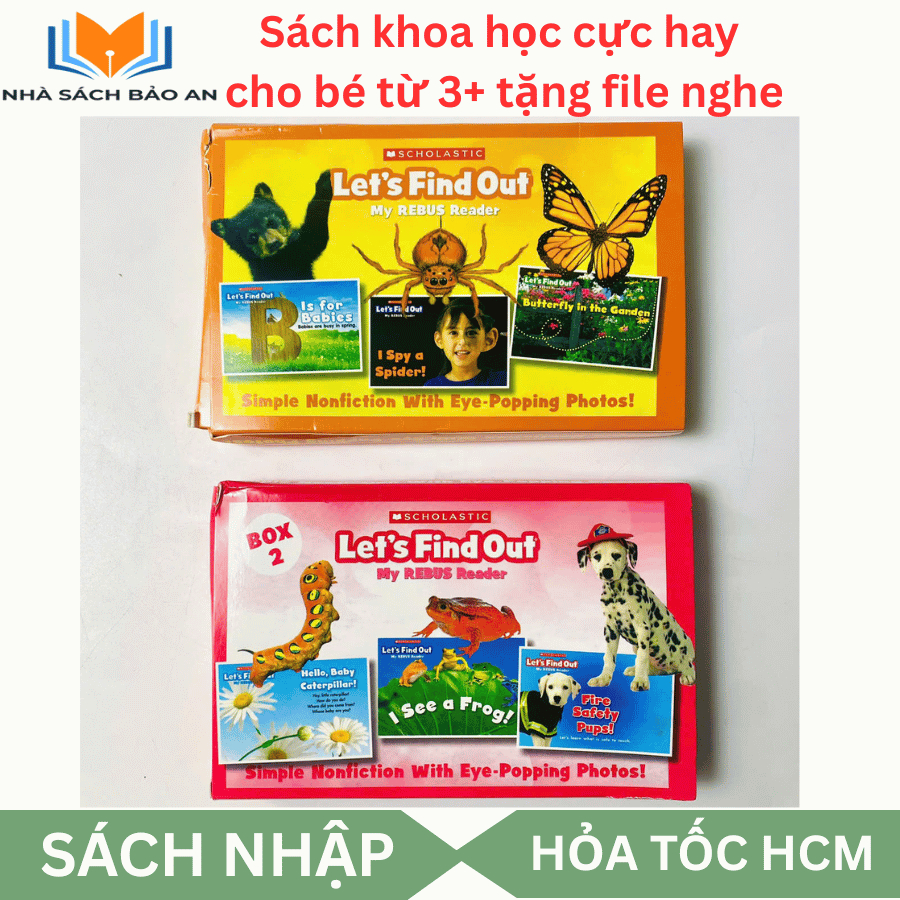 Sách khoa học - Let's find out Phần 1 +2 48 cuốn ( Tặng File MP3) trọn bộ