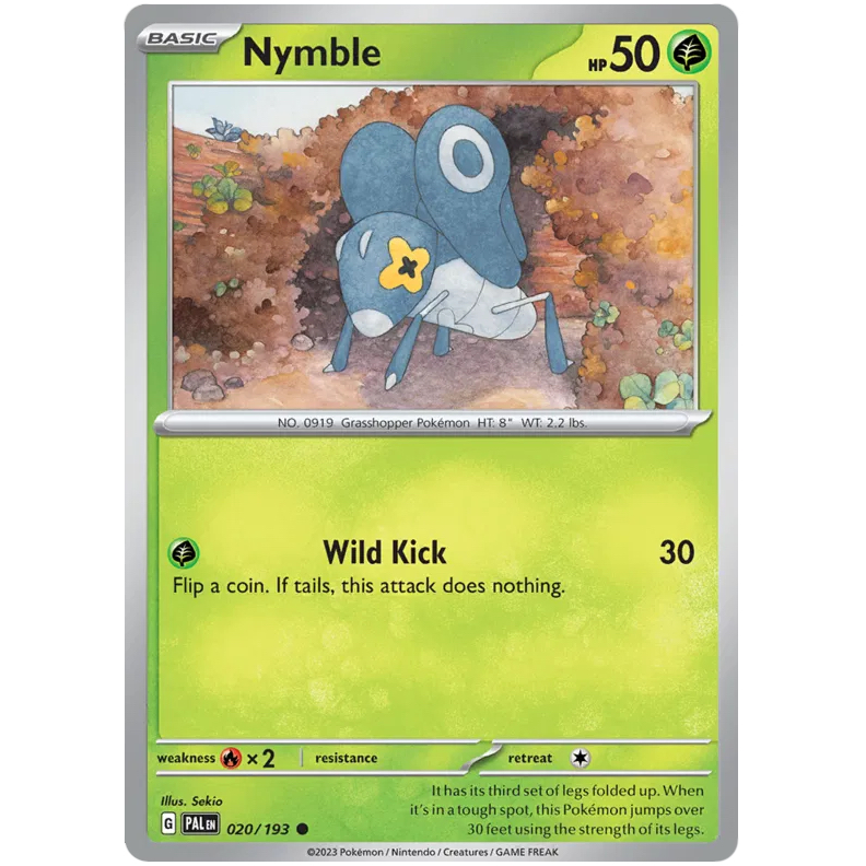 PAL - Pokemon TCG - Nymble - Common - 020/193