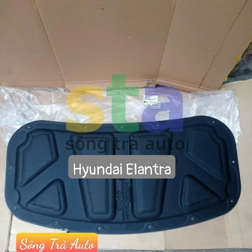 Tấm cách nhiệt nắp ca bô Hyundai Elantra 2016, 2017, 2018 chính hãng. Chống nóng capo Elantra xịn
