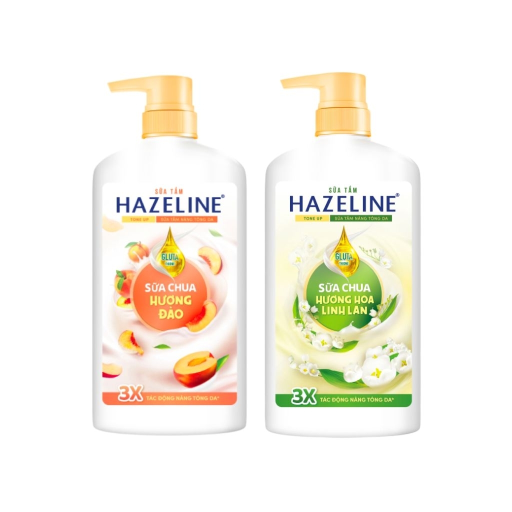 Sữa tắm Hazeline hương sữa chua hoặc hoa linh lan 670gr