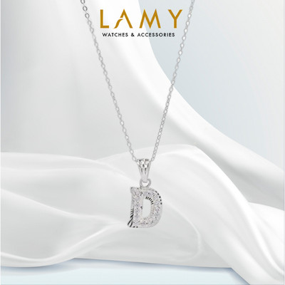 Dây chuyền bạc LAMY Sparking D-shaped Neckplace Silver 6141