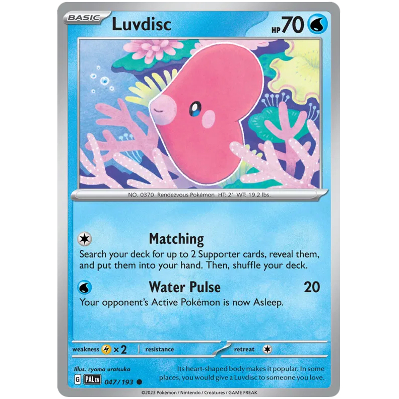 PAL - Pokemon TCG - Luvdisk - Common - 047/193