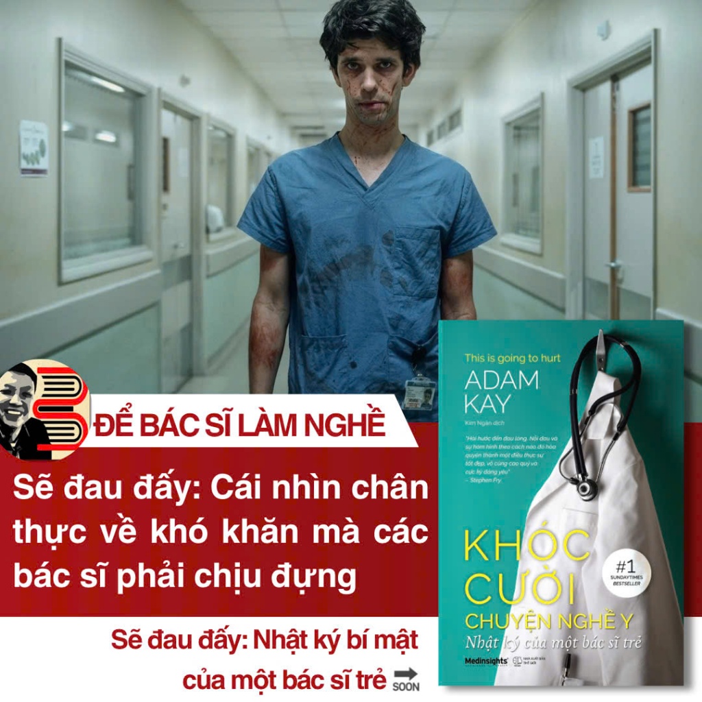 Sách – Khóc Cười Chuyện Nghề Y - Adam Kay - Alpha Books