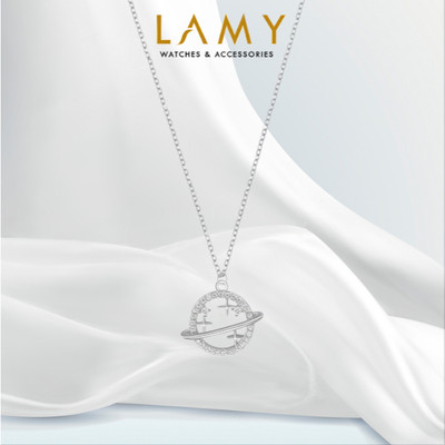 Dây chuyền bạc nữ LAMY Glitter Planet Neckplace Silver 6122